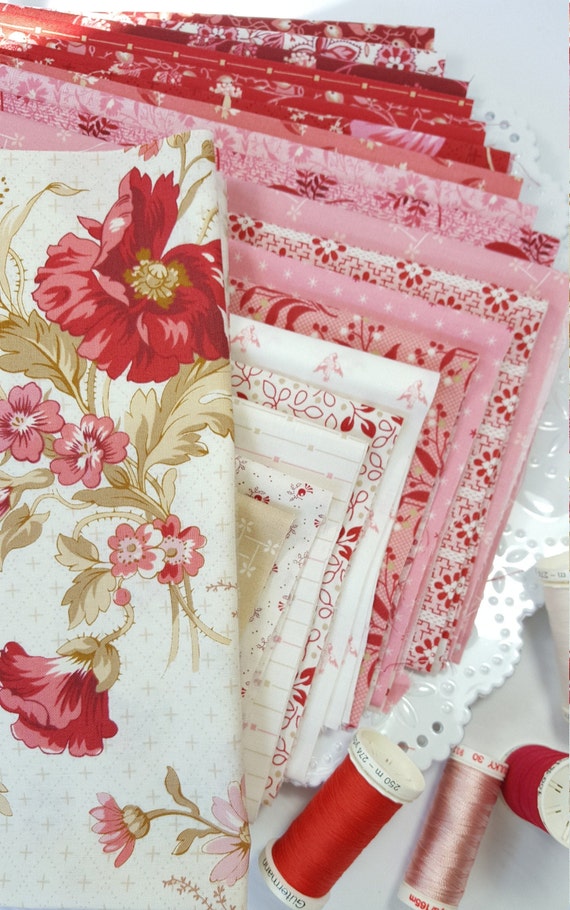 Fern Edyta Sitar for Laundry Basket Quilts A9175RE Andover Fabrics