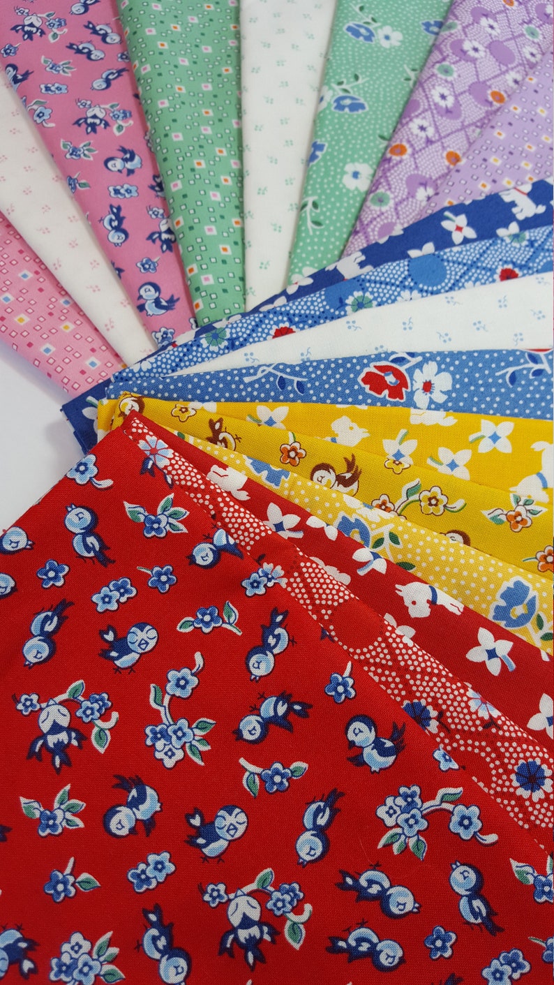 NAPTIME 4 Repro Feedsack Darlene Zimmerman Robert Kaufman Etsy