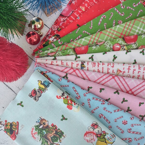 Riley Blake Farmhouse Christmas Fabric Etsy