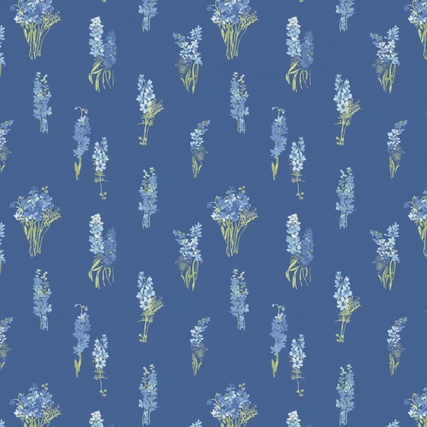 Laura Ashley Blue Fabric Etsy