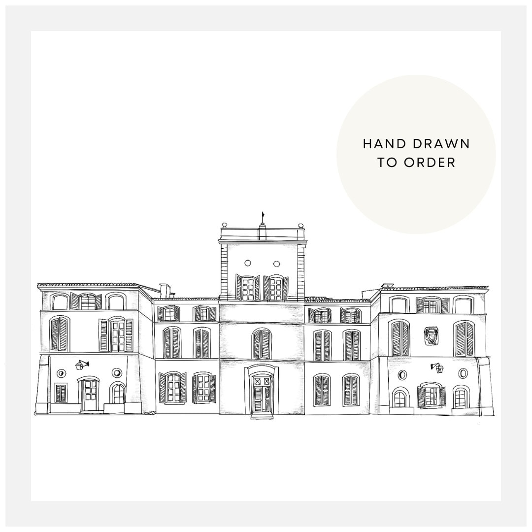 Custom Hand-drawn Venue and Building Illustration - Personalised ...