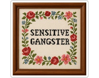 Sensible Gangster Kiss-Cut Stickers