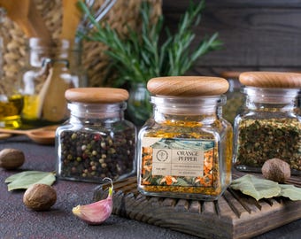 Etiquetas editables para especias y hierbas: plantillas personalizables de Canva, calcomanías para frascos de especias imprimibles, descarga digital, etiquetas para organizar la cocina