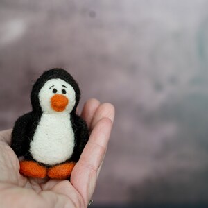 Penguin Felting Kit Needle Felting Kit DIY Kit Craft Kit Felting Supplies DIY Craft Kit Starter Kit Needle Felted Beginner image 6