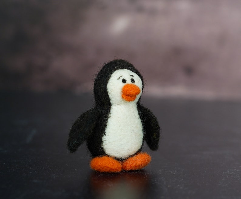 Penguin Felting Kit Needle Felting Kit DIY Kit Craft Kit Felting Supplies DIY Craft Kit Starter Kit Needle Felted Beginner image 7