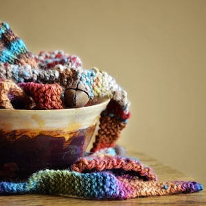 Snowman Hat and Scarf Knitting Pattern for the Bear Creek Design Snowman Needle Felting Kit