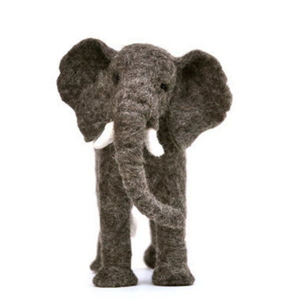 Elephant  - Needle felted wool African elephant
