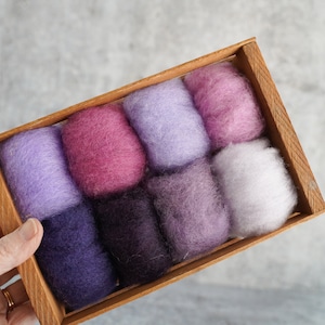 Purple Wool Sampler image 1