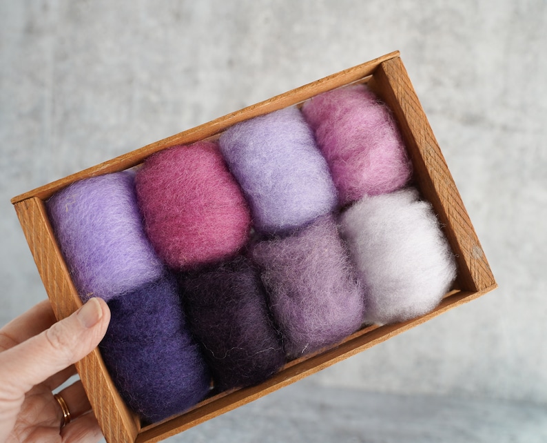 Purple Wool Sampler image 1