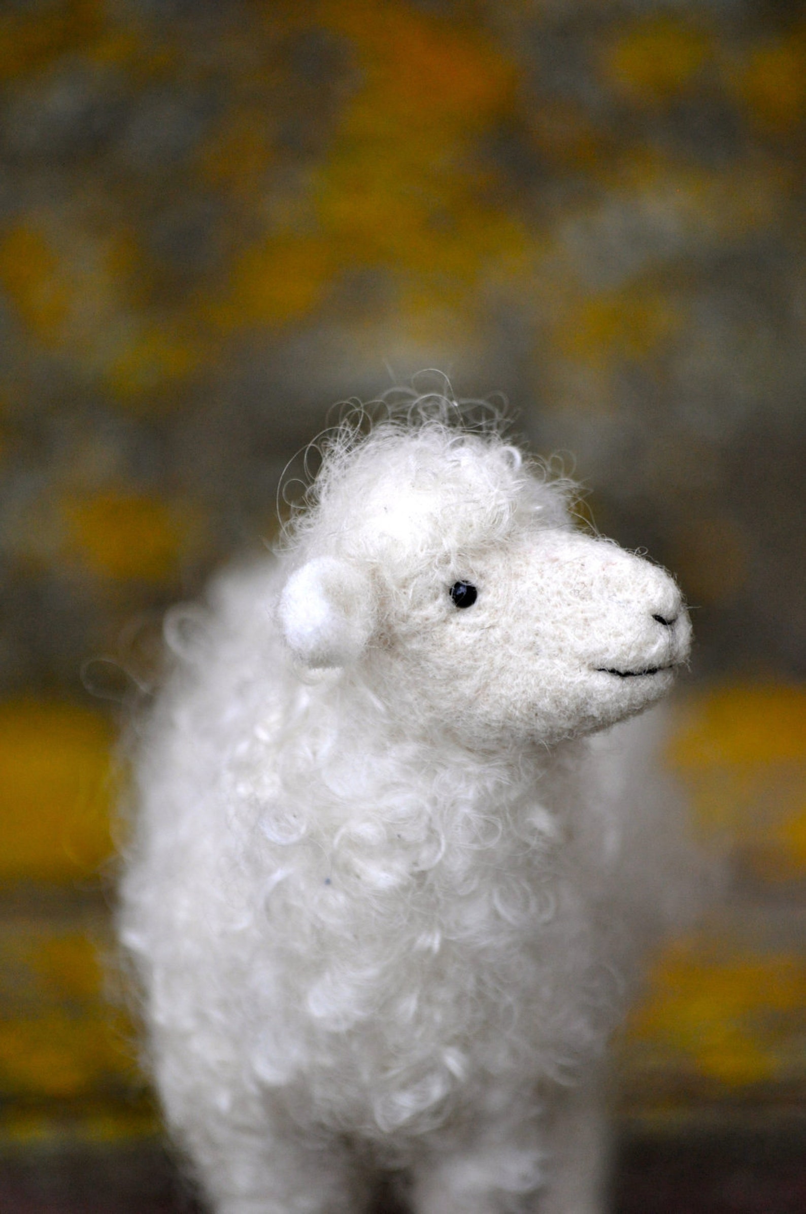 Needle Felted Wool Sheep Sculpture Needle Felted Animal Etsy