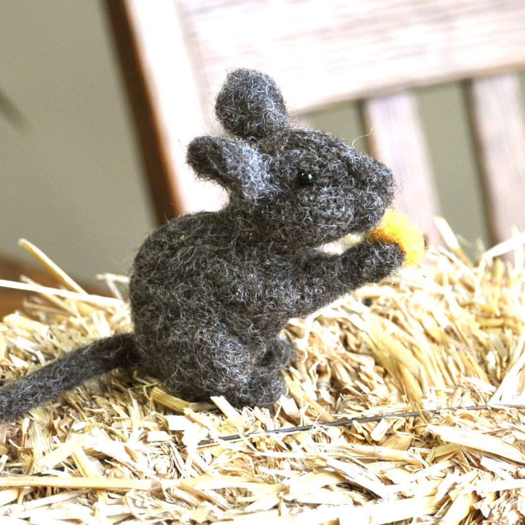 Mouse Felting Kit Needle Felting Kit DIY Kit Craft Kit Etsy