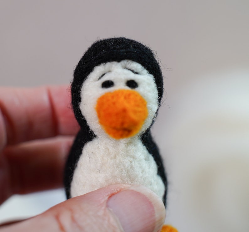 Penguin Felting Kit Needle Felting Kit DIY Kit Craft Kit Felting Supplies DIY Craft Kit Starter Kit Needle Felted Beginner image 10