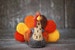 Turkey Needle Felting Kit - Thanksgiving Kit - Advanced Beginner - DIY Craft Kit - DIY Kit - Starter Kit - Thanksgiving Decor - Felting Wool 