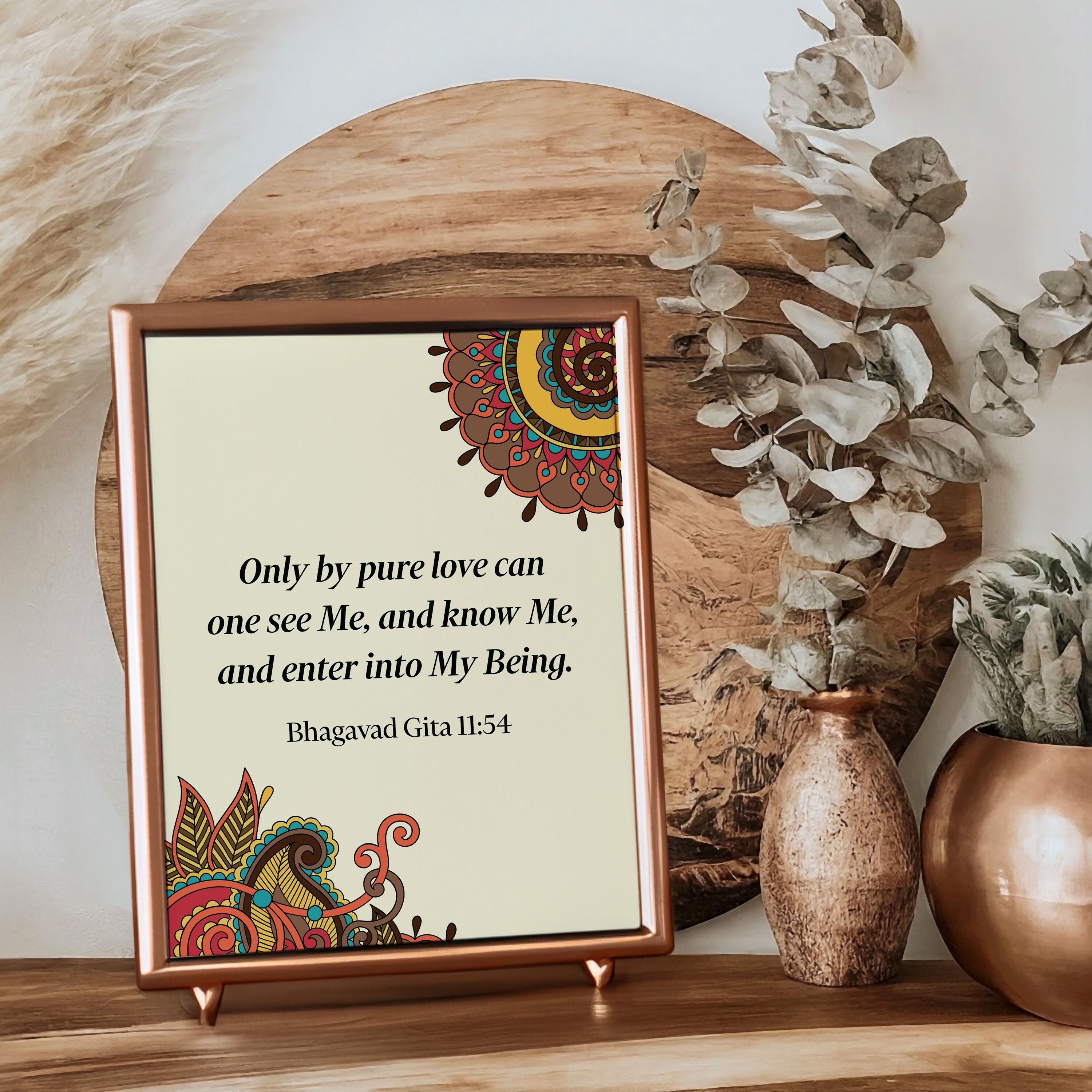 Bhagavad Gita Digital/printable Art. Instant Download Bhagavad Gita ...
