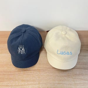 Personalized Embroidered Kids Summer Sun Hat, Custom Baby Baseball Hat,  Kids&#39; Embroidered Name Hat, Back to School Gift, Baby Shower Gift