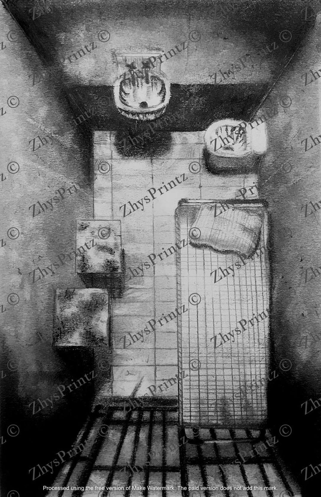 Original Prison Cell Art - Etsy