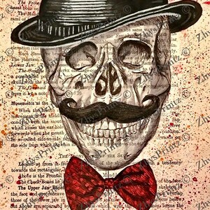 Original Sophisticated Skull Art