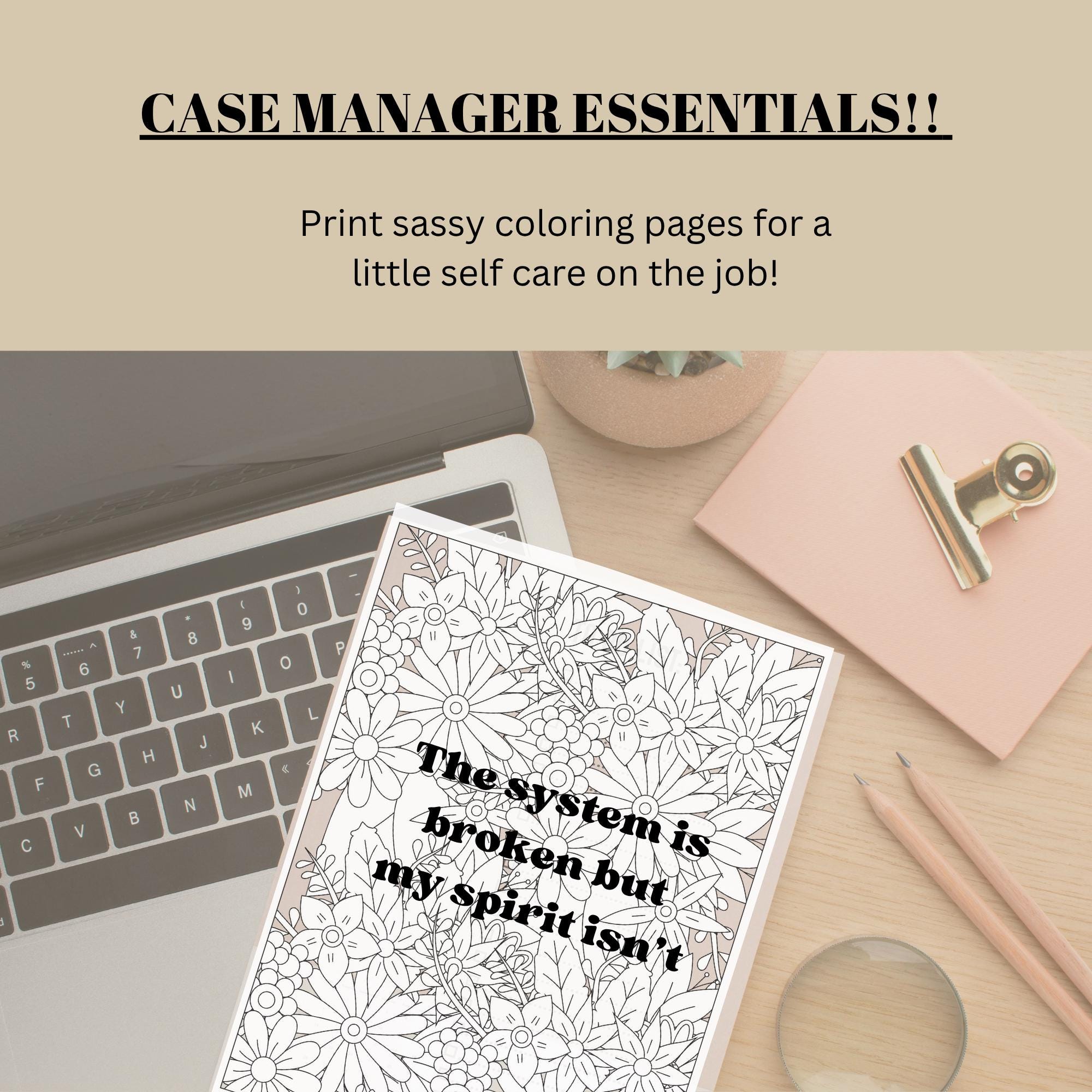 Coloring for Case Managers - for the Ones Who Seriously Need a Break ...