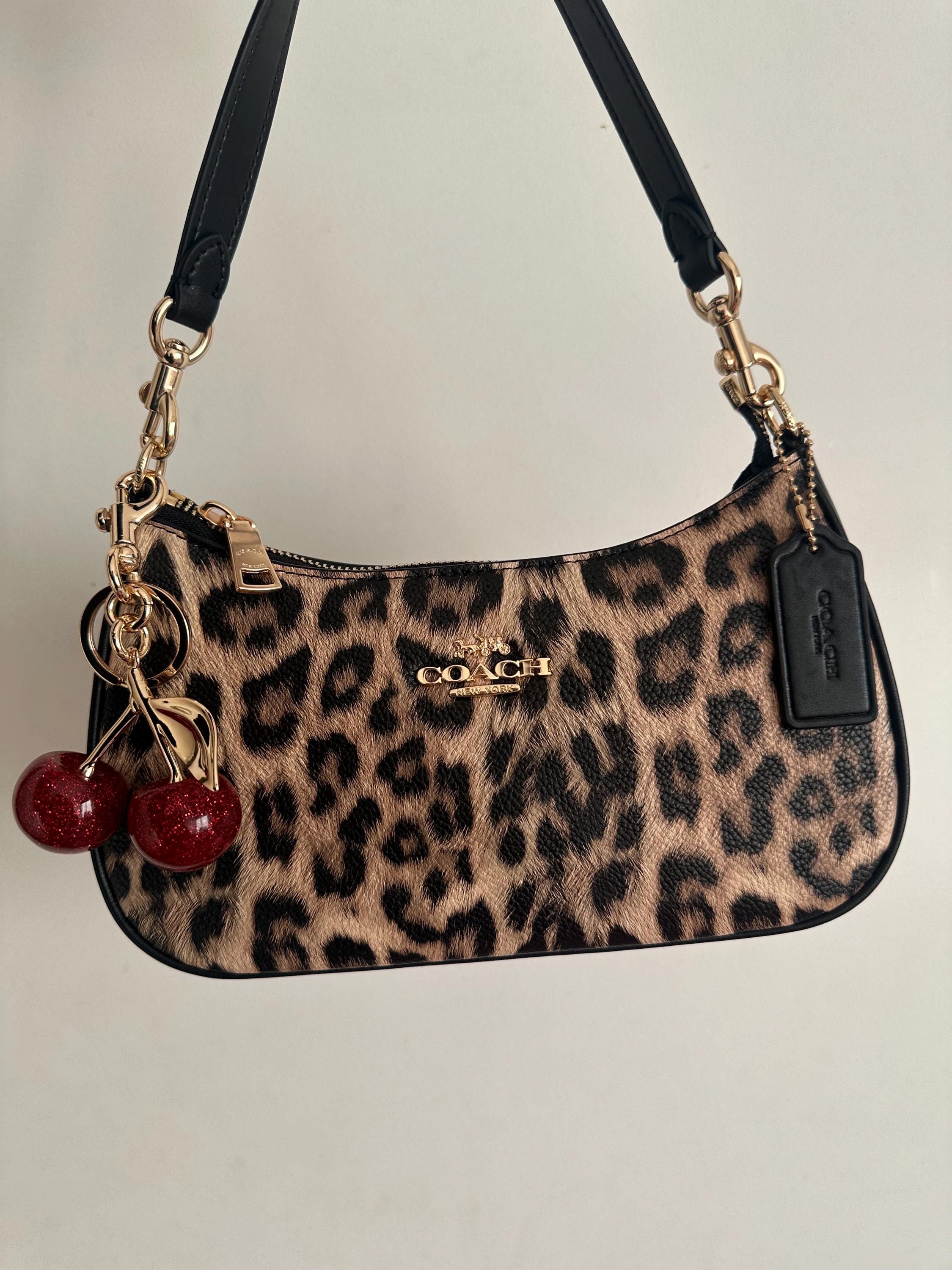 Coach Leopard Handbag - Etsy