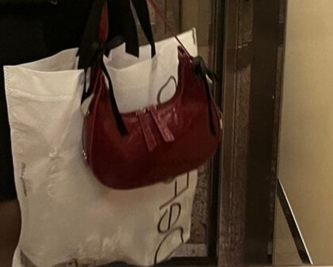 Chris Shoulder Bags Burgundy