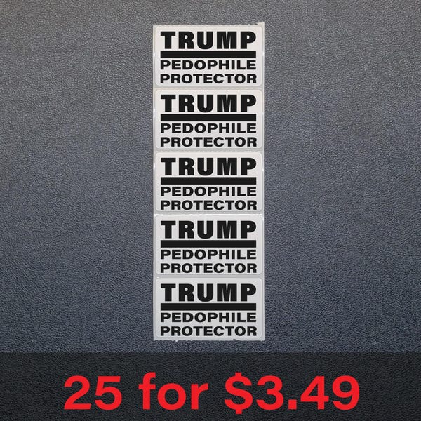 Pedobeschermer - bulkstickers, verpakking van 25-250