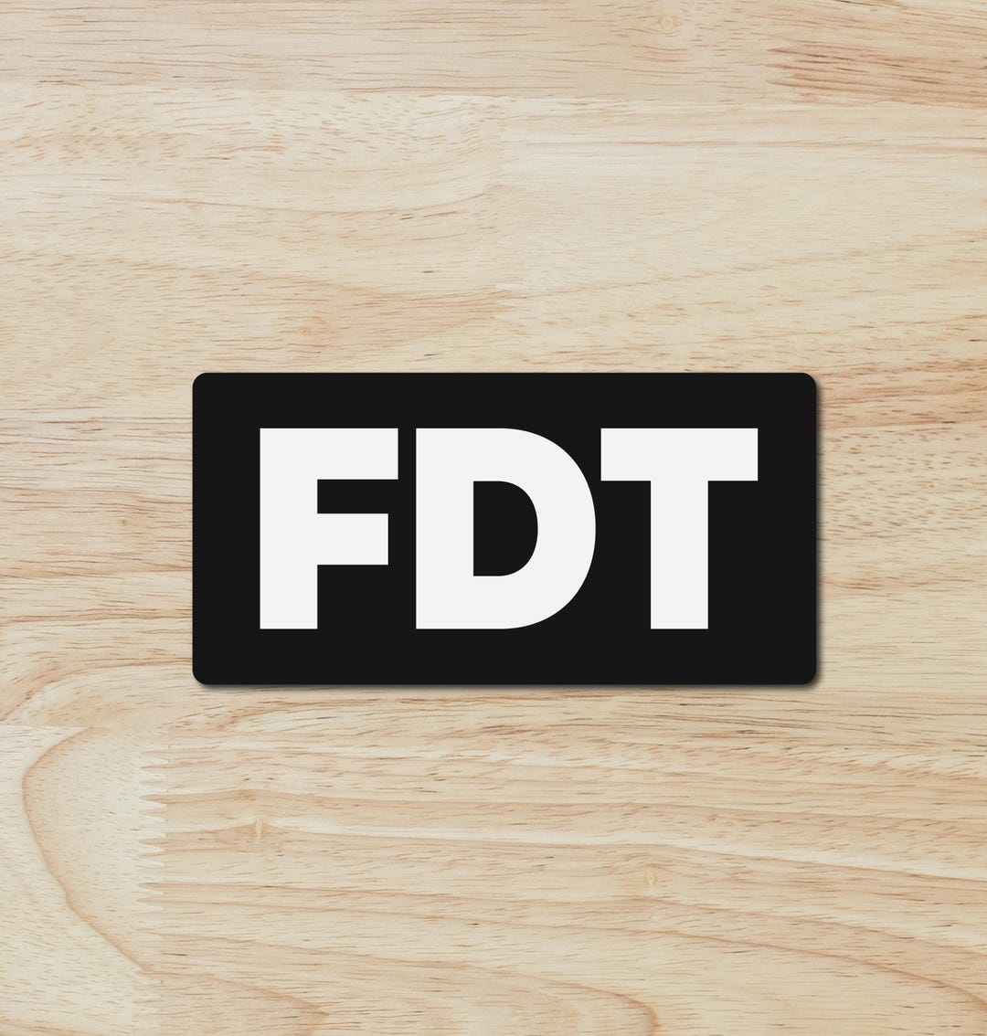Fdt Sticker FDT - Sticker - Etsy