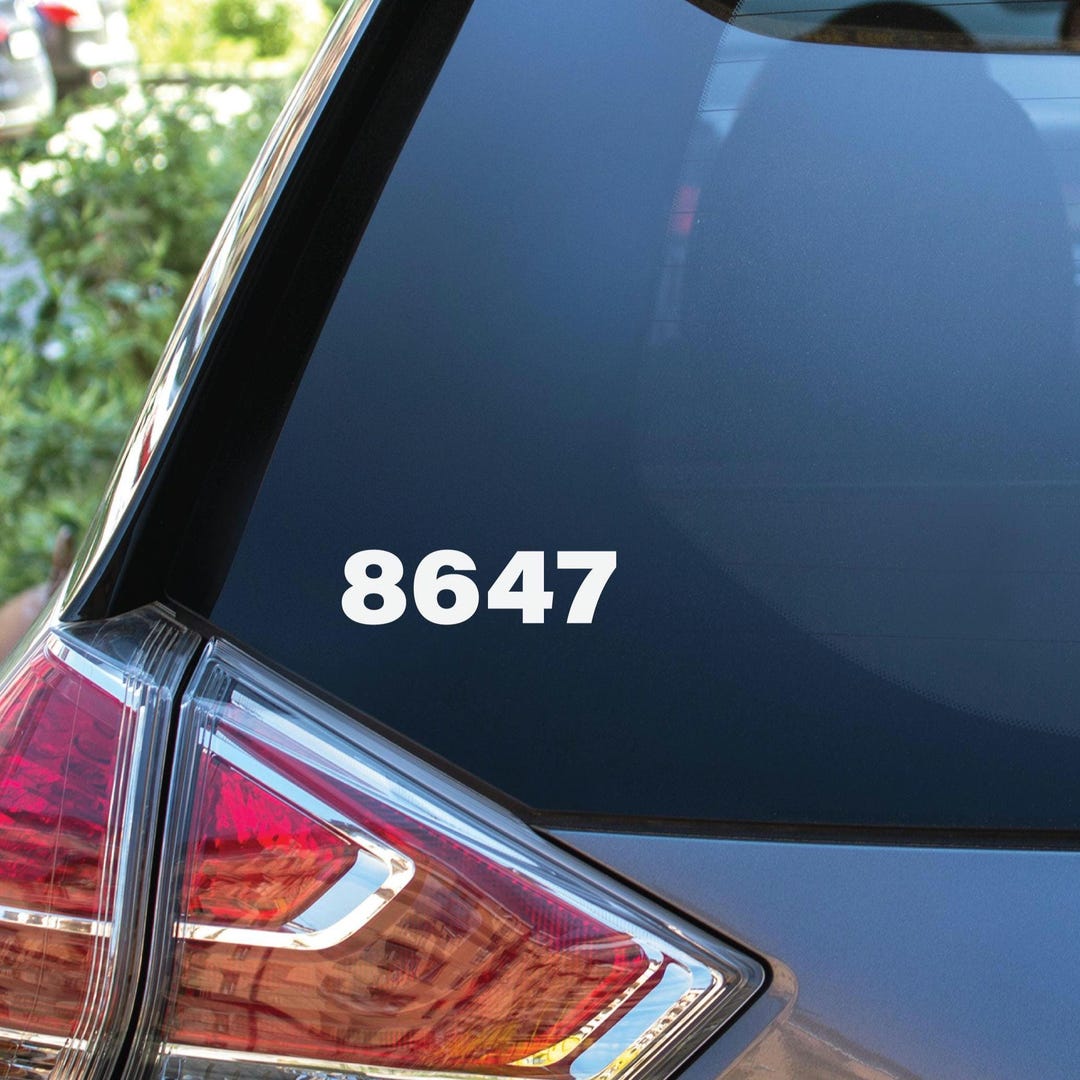 8647 - Vinyl Sticker - Etsy