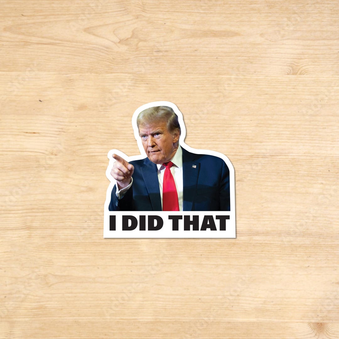 Action This Dat Sticker I DID THAT - Sticker - Etsy