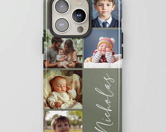 Personalized Photo Collage Phone Case: Custom for iPhone + MagSafe, Pixel Models