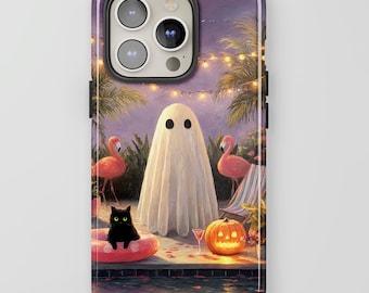 Funda para teléfono Summerween, temporada espeluznante, linda funda de Halloween para iPhone 16 15 14 13 Pro Max MagSafe, S25 S24, Google Pixel 9 8