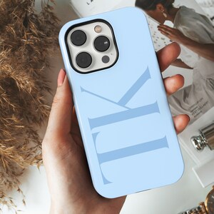 Personalized Initials Case For iPhone 15, 14, 13 Pro Max, Custom Case For Samsung Galaxy S24 S23, S22 Ultra, Pixel 8 7 6, Christmas Gift