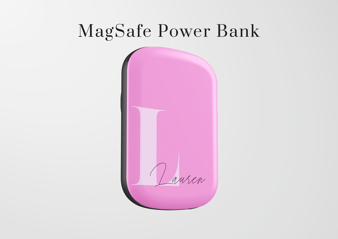 Custom Initial and Name Magsafe Power Bank: Personalized 5000 Mah Portable  Charger - Etsy Israel