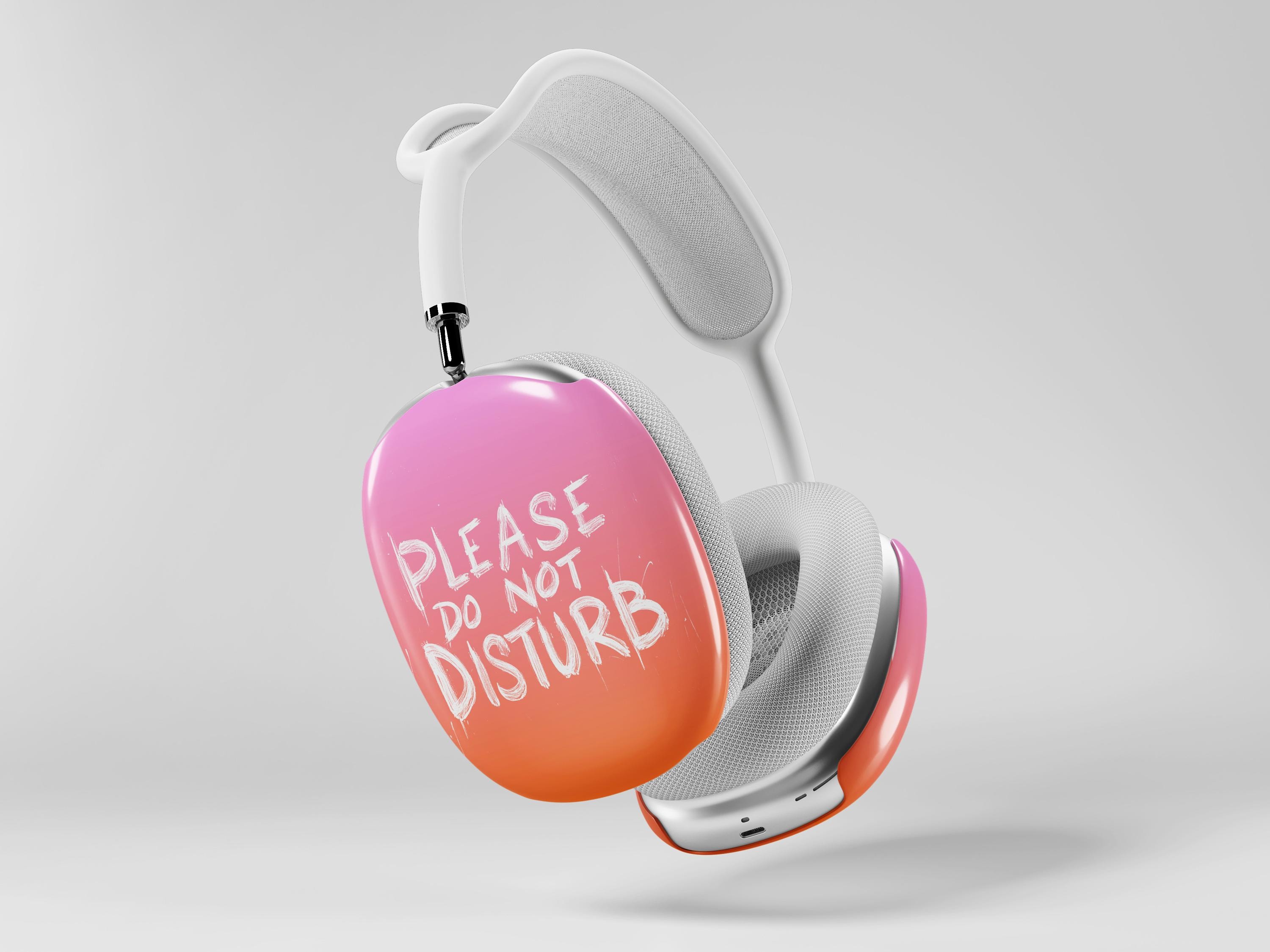 Please Do Not Disturb AirPod Max Cases | Sunset Headphone Cover