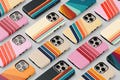 Retro Stripes Phone Case Vintage Aesthetic Cover for iPhone 17 16 Pro Max MagSafe, 15 Plus, 14, 13 12, 11, XS & S25, S24, Pixel 9, 8