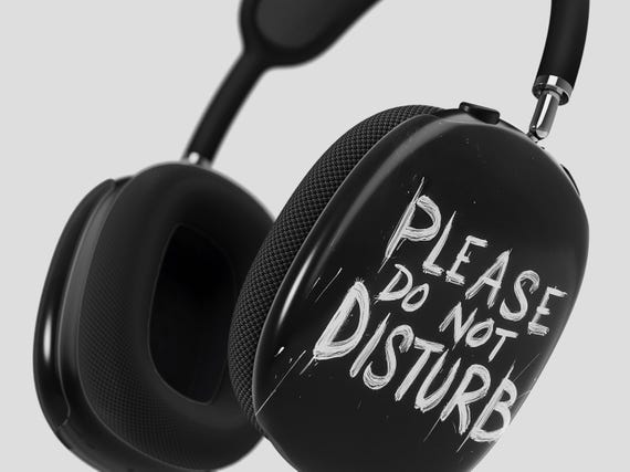 Please Do Not Disturb AirPod Max Cases | Grunge Headphone Cover