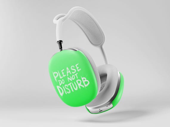 Please Do Not Disturb AirPod Max Cases | Grunge Headphone Cover