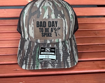 Bad Day To Be a Spike - Richardson 112 - Hunting Hat - Funny Hunting Hat - Camo Hunting Hats