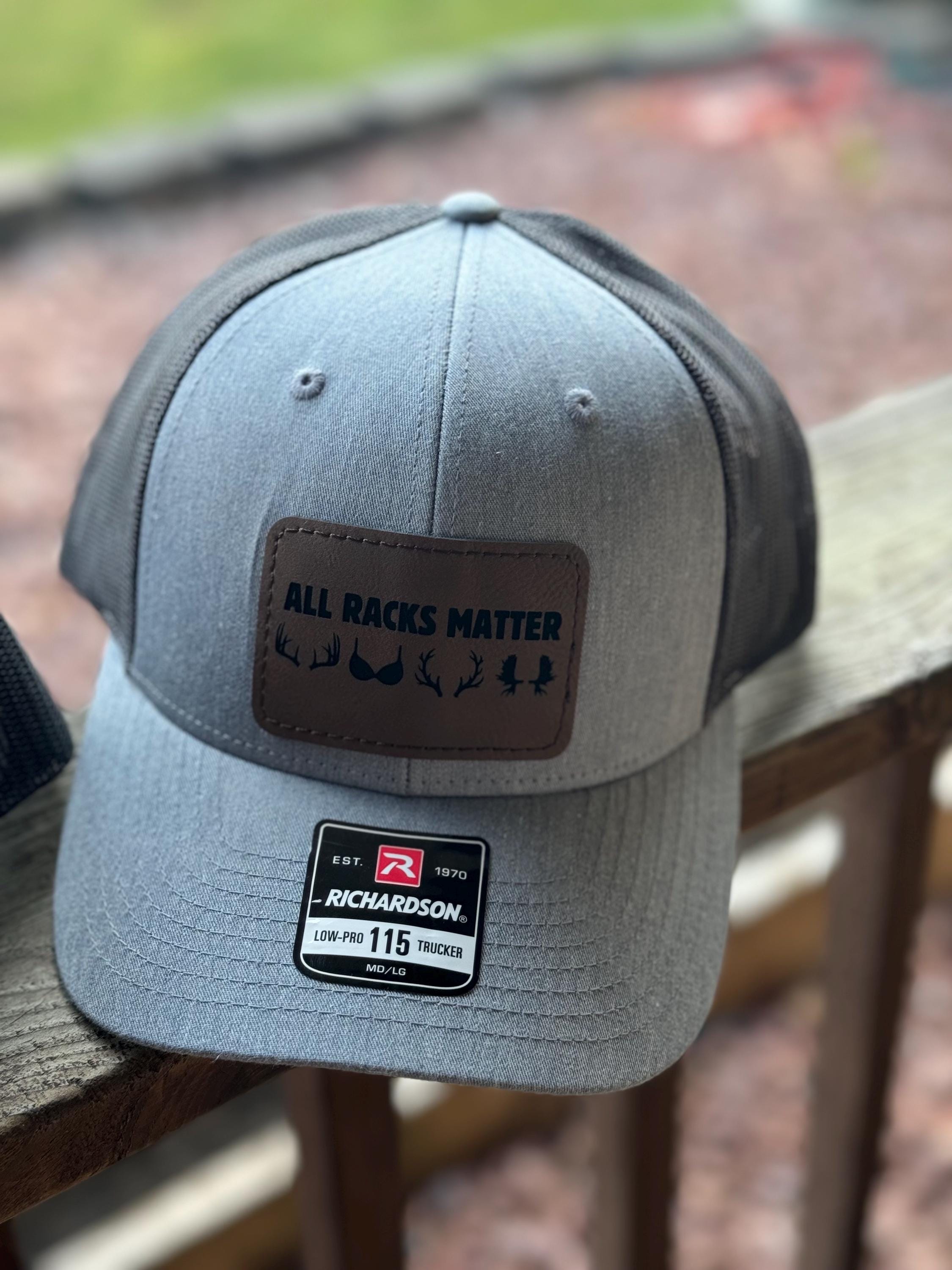 All Racks Matter Trucker Hat - Leather Patch Richardson 115 - Etsy