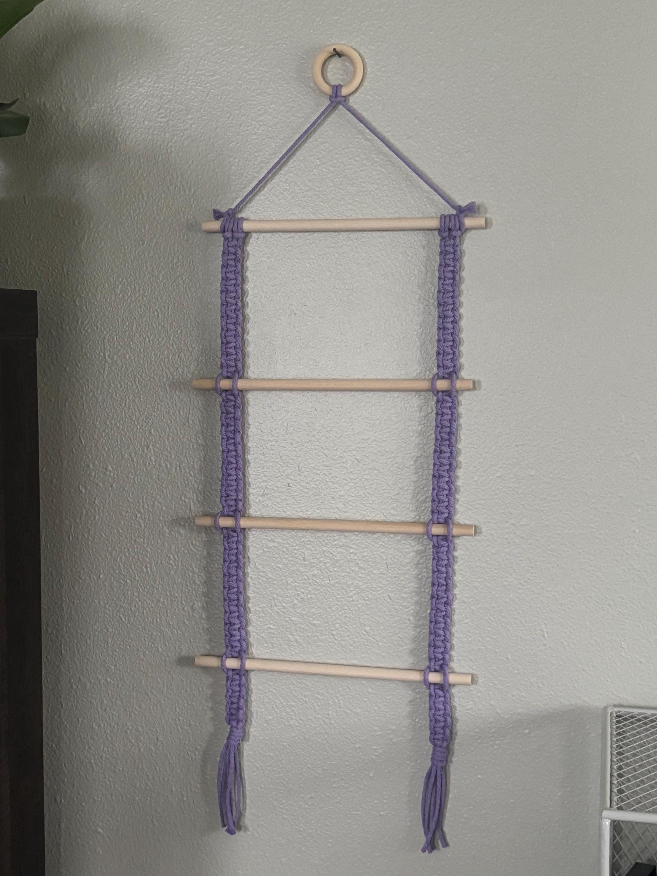 UREYMX Fermaglio per capelli in macramè, da appendere, per donne e ragazze, accessorio per capelli bohémien, decorazione da parete, adatto per casa, porta, armadio, camera da letto