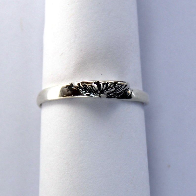 Small Stackable Shelf Fungus Sculpted Ring image 4