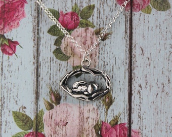 Rabbit Burrow Sterling Silver Necklace