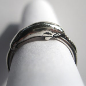 Narwhal Ring Sterling Silver image 1