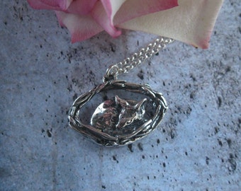 Deer Burrow Sterling Silver Necklace