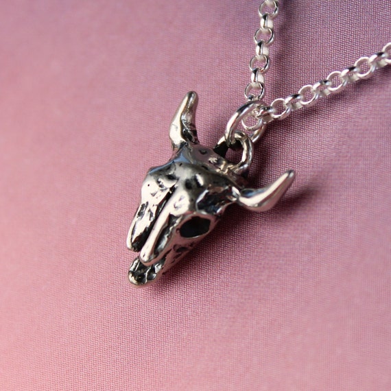 Bison outlet skull necklace
