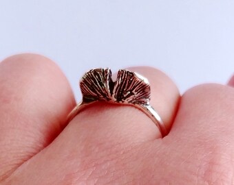 Large Stackable Shelf Fungus Sculpted Ring