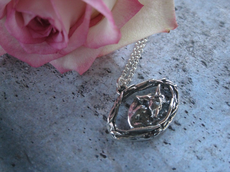 Deer Burrow Sterling Silver Necklace image 3