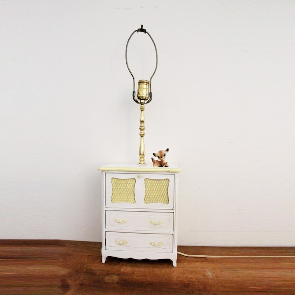 vintage 1970s Radio Jewelry Box Table Lamp  // Reprodet Phila