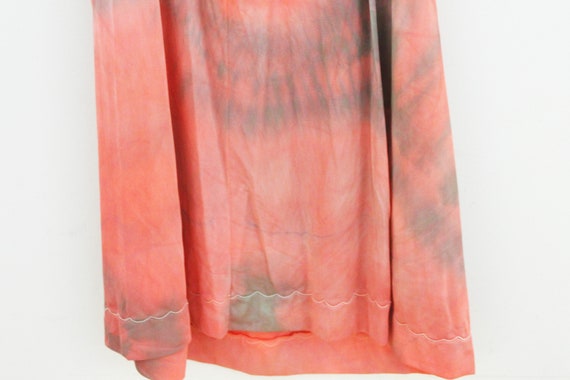 vintage 60s Upcycled Hand Dyed Aristocraft Coral … - image 9