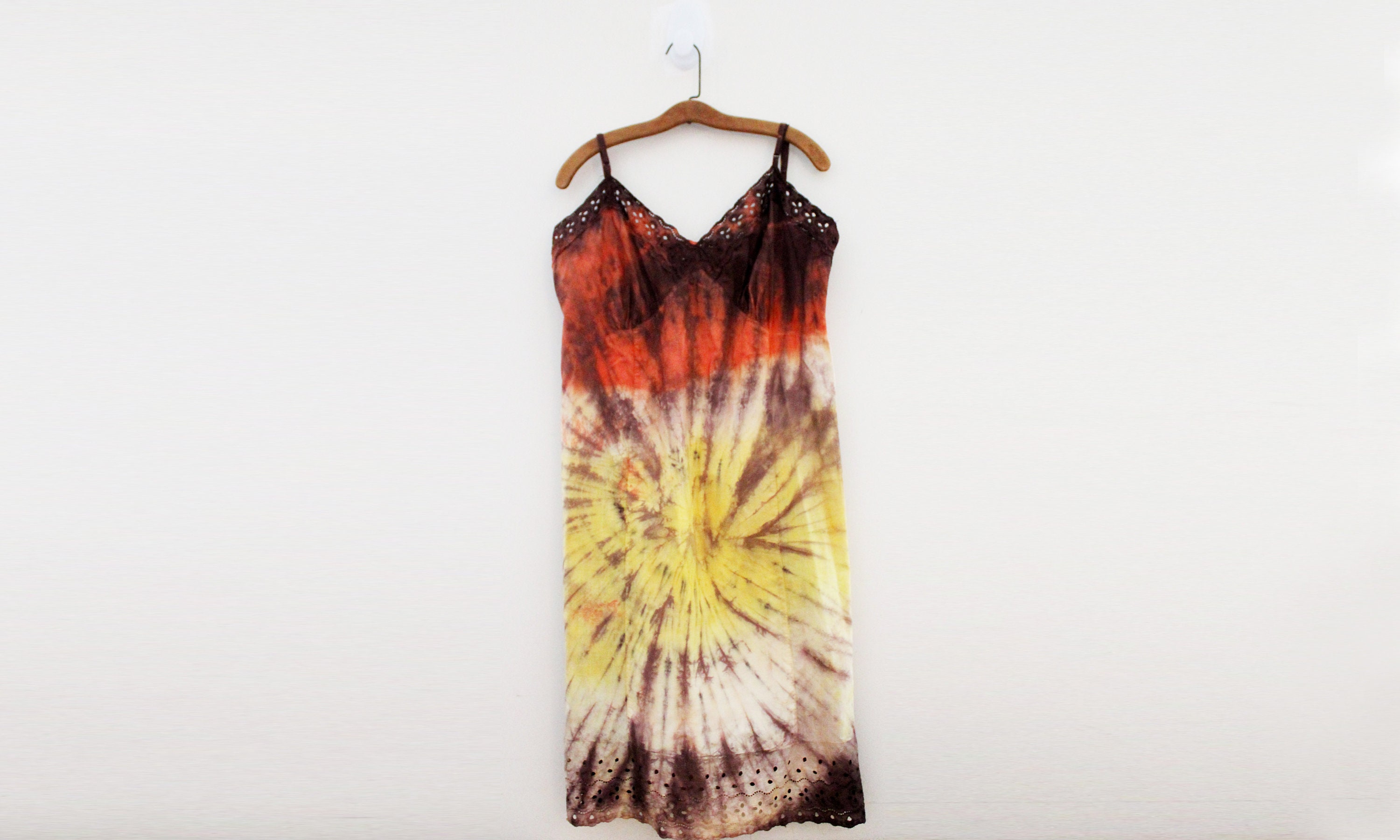 Silk Unique Dress Yellow Sun main image 1