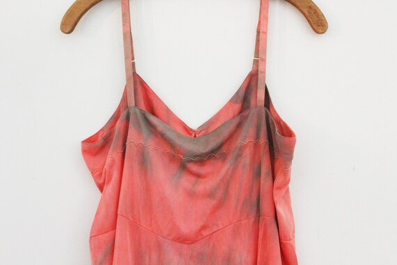 vintage 60s Upcycled Hand Dyed Aristocraft Coral … - image 7